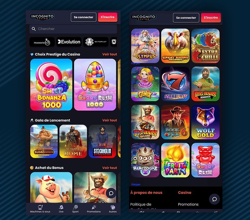 Incognito casino login in United Kingdom